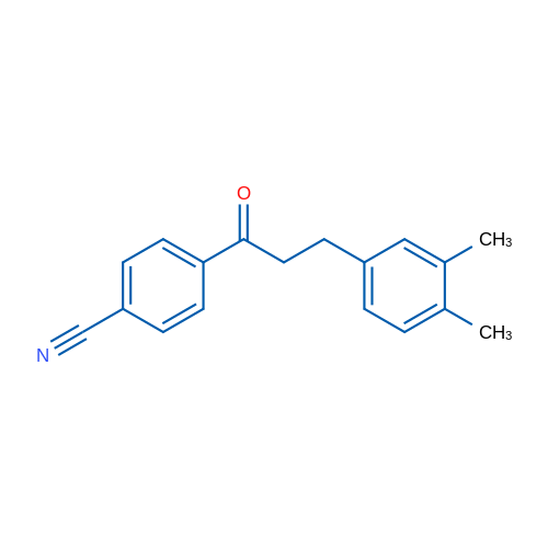 4'-Cyano-3-(3,4-dimethylphenyl)propiophenone 1g