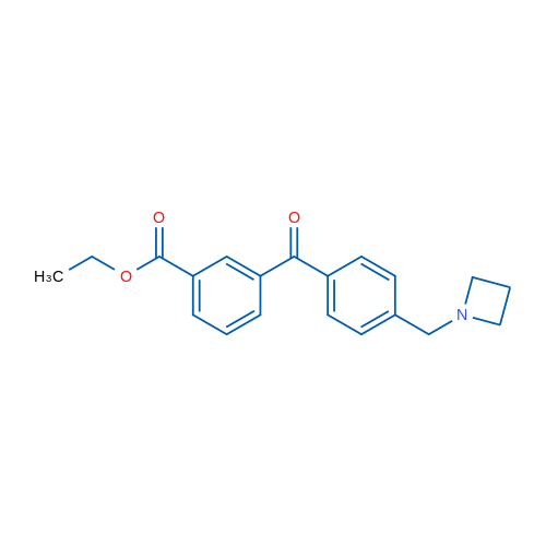 Ethyl 3-(4-(azetidin-1-ylmethyl)benzoyl)benzoate 1g