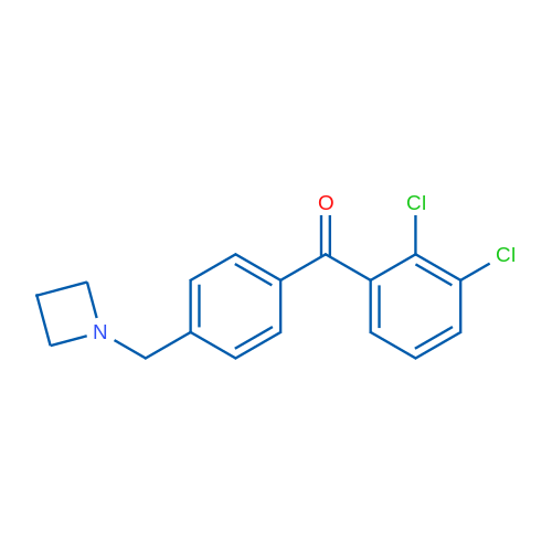(4-(Azetidin-1-ylmethyl)phenyl)(2,3-dichlorophenyl)methanone 1g