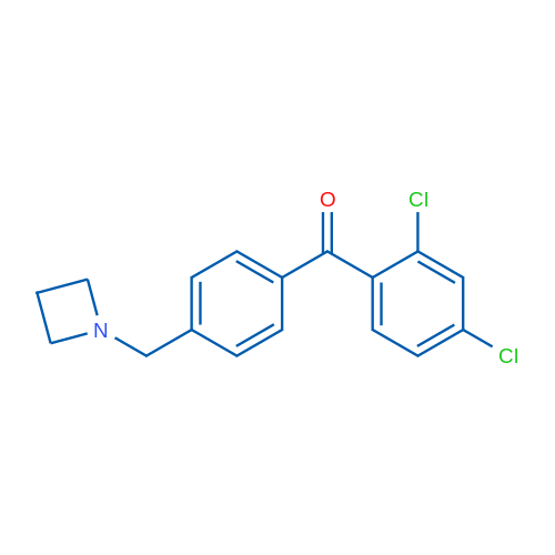 (4-(Azetidin-1-ylmethyl)phenyl)(2,4-dichlorophenyl)methanone 1g