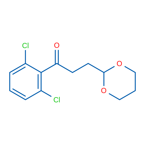 2',6'-Dichloro-3-(1,3-dioxan-2-yl)propiophenone 1g
