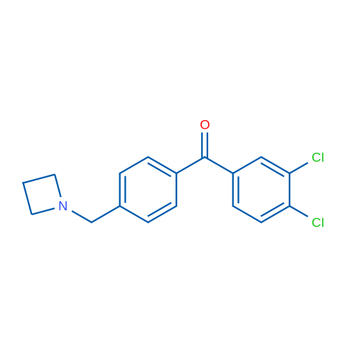 (4-(Azetidin-1-ylmethyl)phenyl)(3,4-dichlorophenyl)methanone 1g