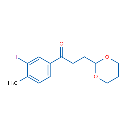 3-(1,3-Dioxan-2-yl)-3'-iodo-4'-methylpropiophenone 1g