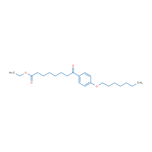 Ethyl 8-(4-heptyloxyphenyl)-8-oxooctanoate 1g