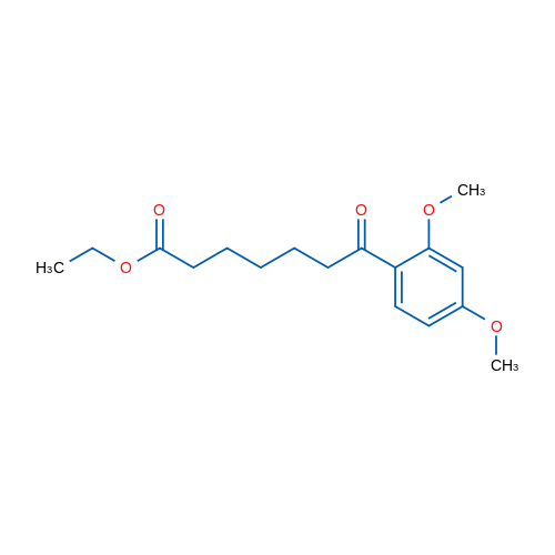 Ethyl 7-(2,4-dimethoxyphenyl)-7-oxoheptanoate 1g