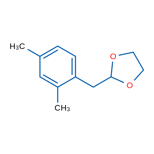 2,4-Dimethyl(1,3-dioxolan-2-ylmethyl)benzene 1g