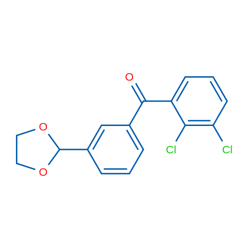2,3-Dichloro-3'-(1,3-dioxolan-2-yl)benzophenone 1g