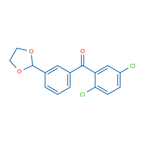 2,5-Dichloro-3'-(1,3-dioxolan-2-yl)benzophenone 1g