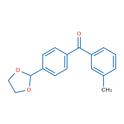4'-(1,3-Dioxolan-2-yl)-3-methylbenzophenone 1g