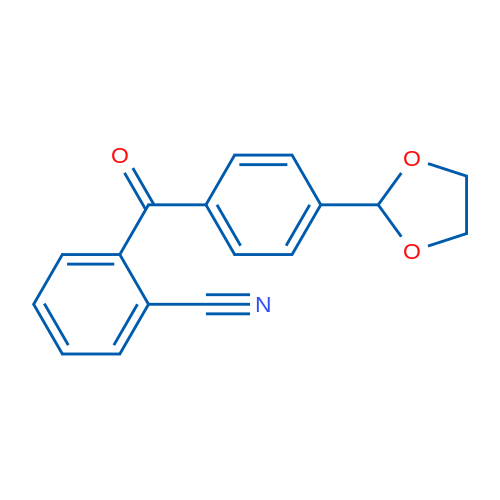 2-Cyano-4'-(1,3-dioxolan-2-yl)benzophenone 1g