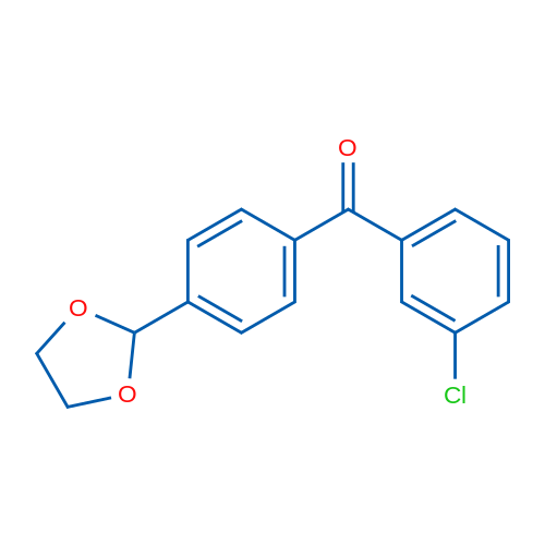 3-Chloro-4'-(1,3-dioxolan-2-yl)benzophenone 1g