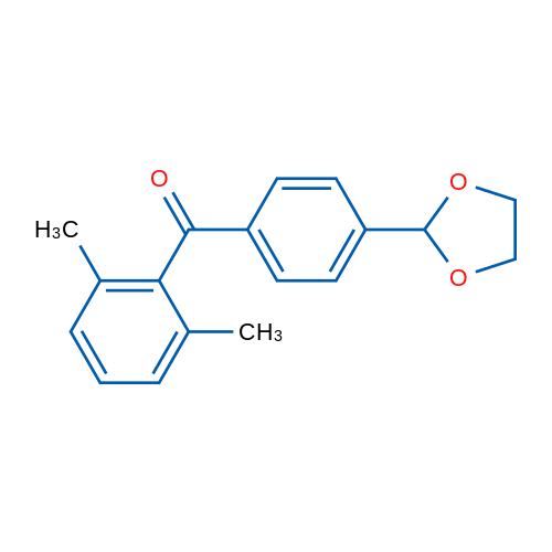 2,6-Dimethyl-4'-(1,3-dioxolan-2-yl)benzophenone 1g