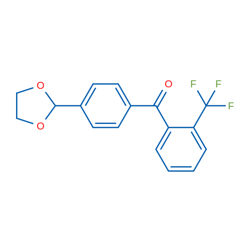 4'-(1,3-Dioxolan-2-yl)-2-trifluoromethylbenzophenone 1g