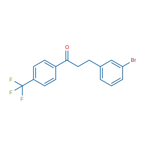 3-(3-Bromophenyl)-1-(4-(trifluoromethyl)phenyl)propan-1-one 1g