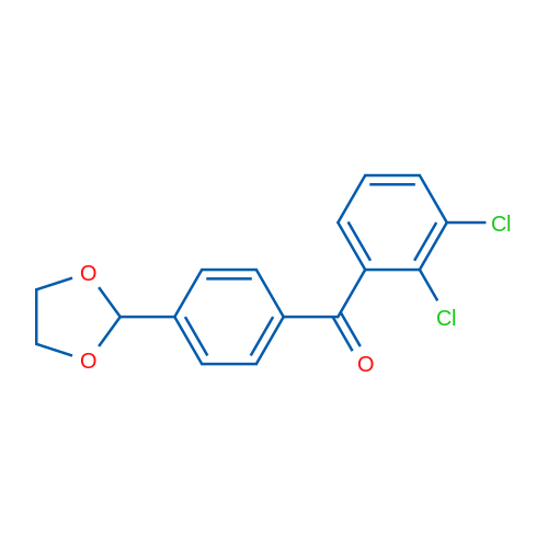 2,3-Dichloro-4'-(1,3-dioxolan-2-yl)benzophenone 1g