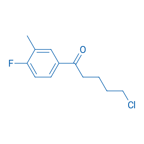 5-Chloro-1-(4-fluoro-3-methylphenyl)-1-oxopentane 5g
