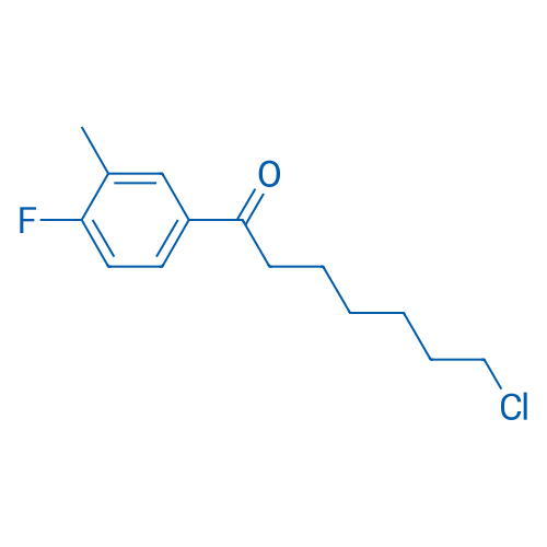 7-Chloro-1-(4-fluoro-3-methylphenyl)-1-oxoheptane 1g