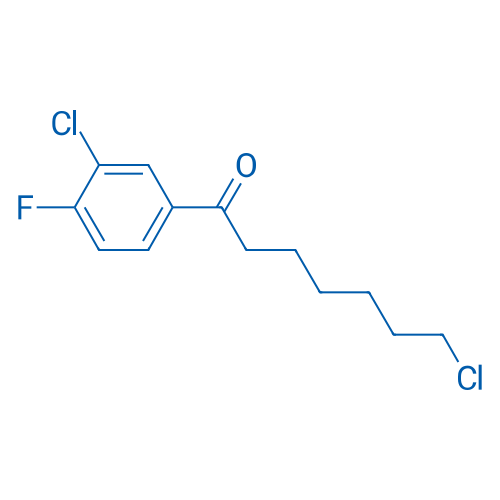7-Chloro-1-(3-chloro-4-fluorophenyl)-1-oxoheptane 1g
