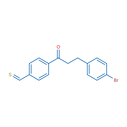 4-(3-(4-Bromophenyl)propanoyl)benzothialdehyde 1g
