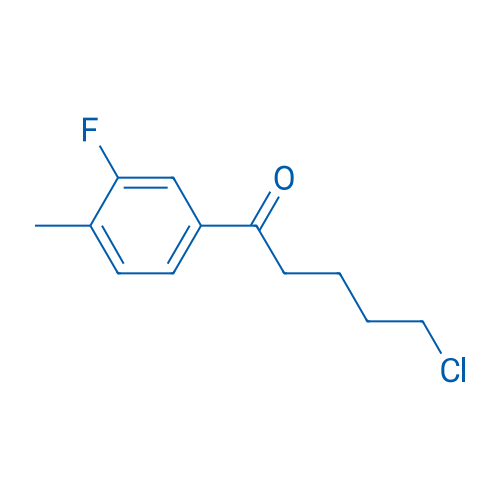 5-Chloro-1-(3-fluoro-4-methylphenyl)-1-oxopentane 1g