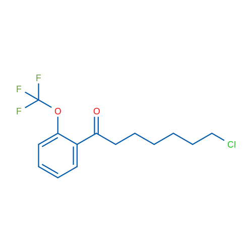 7-Chloro-1-(2-trifluoromethoxyphenyl)-1-oxoheptane 5g
