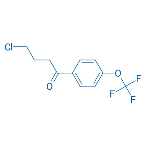 4-Chloro-1-oxo-1-(4-trifluoromethoxyphenyl)butane 1g