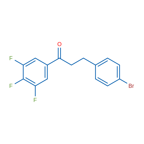 3-(4-Bromophenyl)-1-(3,4,5-trifluorophenyl)propan-1-one 1g
