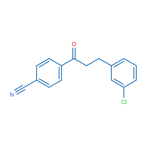 3-(3-Chlorophenyl)-4'-cyanopropiophenone 1g