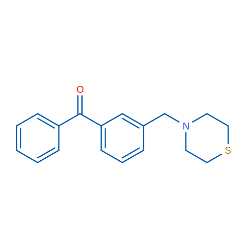 3-(Thiomorpholinomethyl)benzophenone 5g