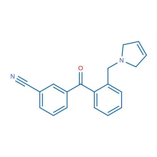 3-(2-((2,5-Dihydro-1H-pyrrol-1-yl)methyl)benzoyl)benzonitrile 1g