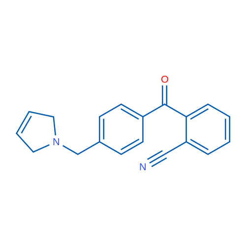 2-(4-((2,5-Dihydro-1H-pyrrol-1-yl)methyl)benzoyl)benzonitrile 1g
