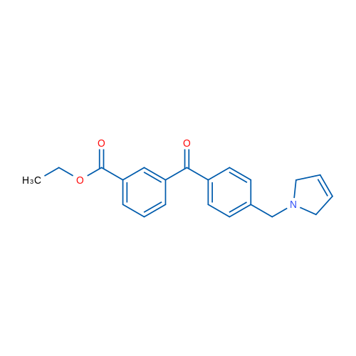 Ethyl 3-(4-((2,5-dihydro-1H-pyrrol-1-yl)methyl)benzoyl)benzoate 1g