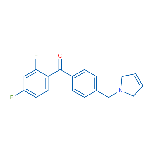 (2,4-Difluorophenyl)(4-((2,5-dihydro-1H-pyrrol-1-yl)methyl)phenyl)methanone 1g