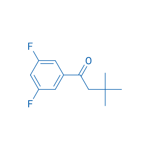 3',5'-Difluoro-3,3-dimethylbutyrophenone 1g