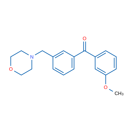 3-Methoxy-3'-morpholinomethyl benzophenone 1g