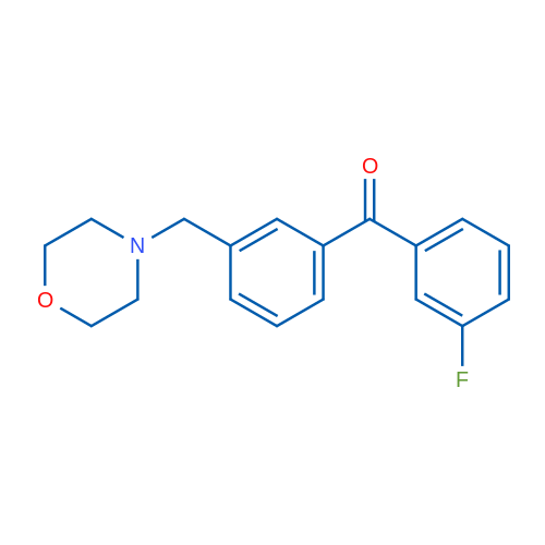 3-Fluoro-3'-morpholinomethyl benzophenone 1g
