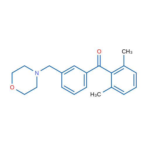 2,6-Dimethyl-3'-morpholinomethyl benzophenone 1g