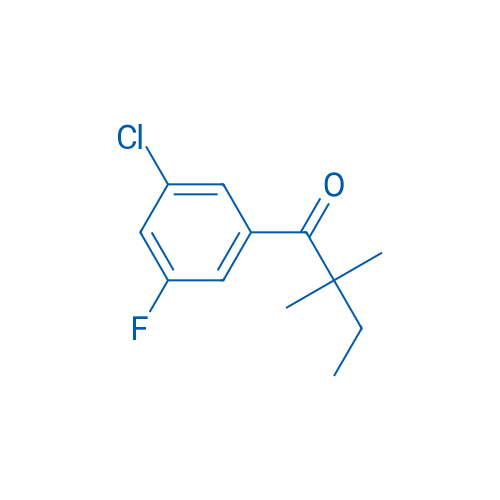 3'-Chloro-2,2-dimethyl-5'-fluorobutyrophenone 1g