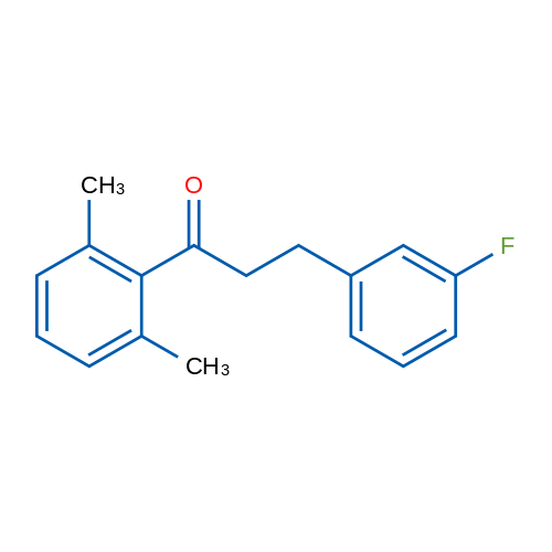 2',6'-Dimethyl-3-(3-fluorophenyl)propiophenone 1g