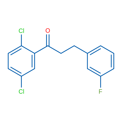 2',5'-Dichloro-3-(3-fluorophenyl)propiophenone 1g