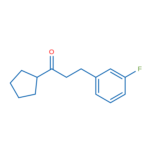 Cyclopentyl 2-(3-fluorophenyl)ethyl ketone 1g