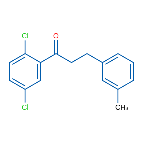 2',5'-Dichloro-3-(3-methylphenyl)propiophenone 1g