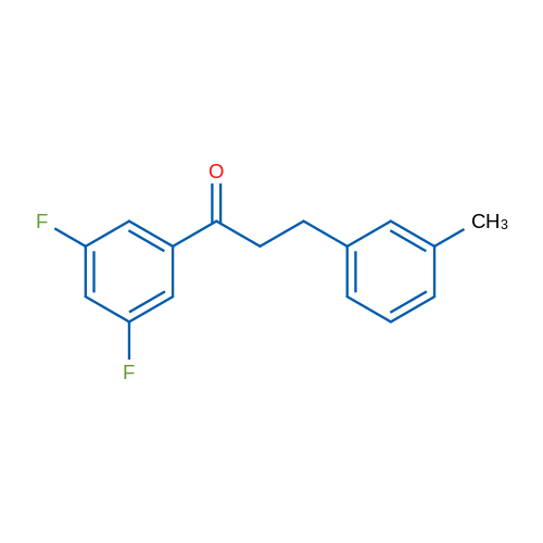 3',5'-Difluoro-3-(3-methylphenyl)propiophenone 1g
