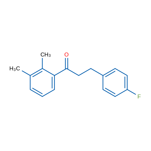 2',3'-Dimethyl-3-(4-fluorophenyl)propiophenone 1g