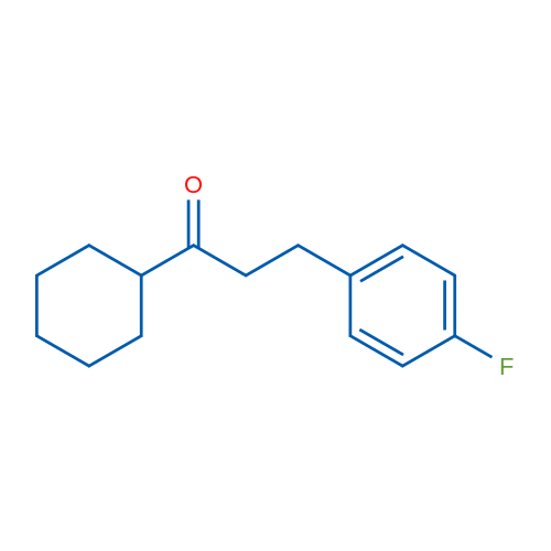 Cyclohexyl 2-(4-fluorophenyl)ethyl ketone 1g