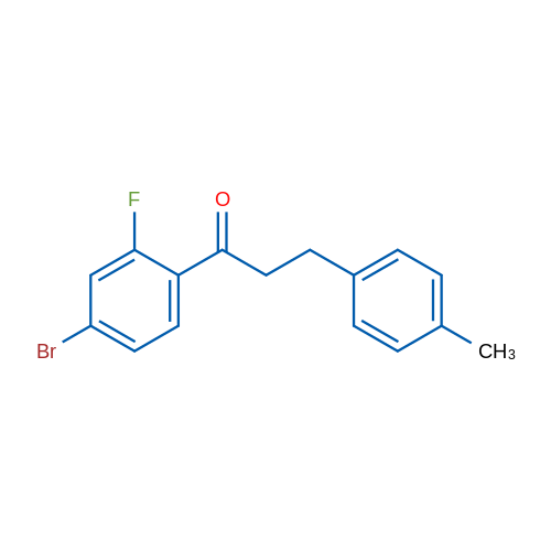 4'-Bromo-2'-fluoro-3-(4-methylphenyl)propiophenone 1g