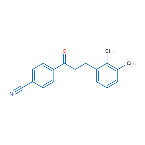4'-Cyano-3-(2,3-dimethylphenyl)propiophenone 1g