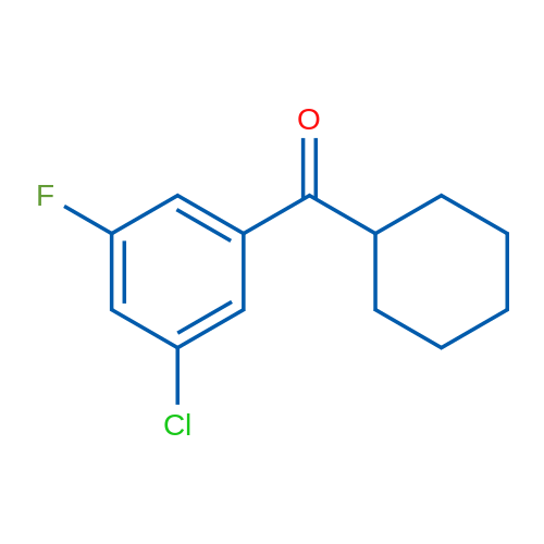 3-Chloro-5-fluorophenyl cyclohexyl ketone 1g