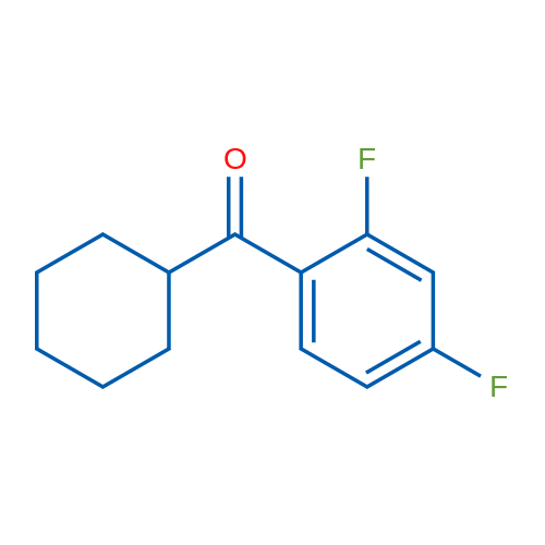 Cyclohexyl 2,4-difluorophenyl ketone 1g