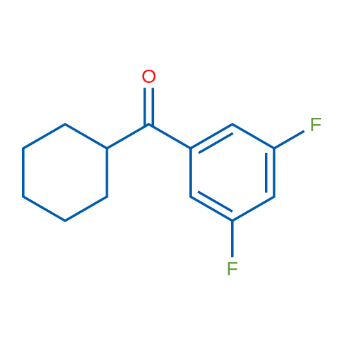 Cyclohexyl 3,5-difluorophenyl ketone 1g